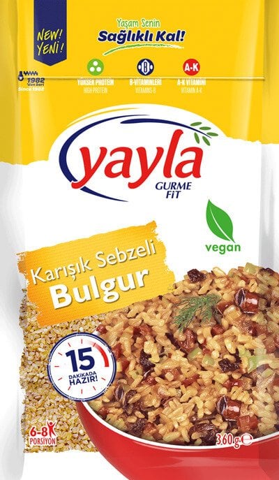 YAYLA BULGUR KARISIK SEBZE 350 GR