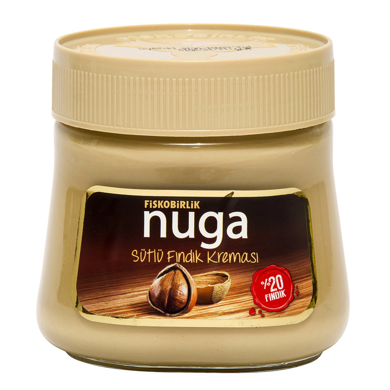 FISKOBIRLIK NUGA FINDIK KREMA (SÜTLÜ) 350 GR