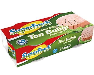 SUPERFRESH TON BALIK  ZEYTINYAGLI 2X140 GR