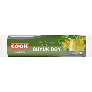 COOK ÇÖP TORBASI BÜZGÜLÜ BÜYÜK LIMON