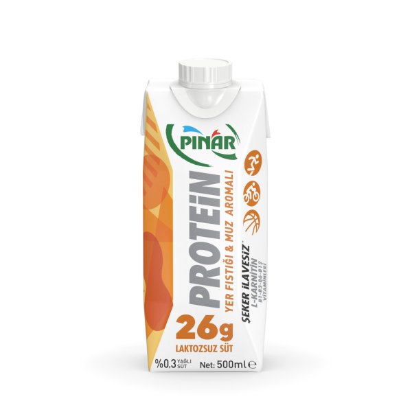 PINAR SÜT PROTEIN MUZ & YER FISTIKLI 1/2