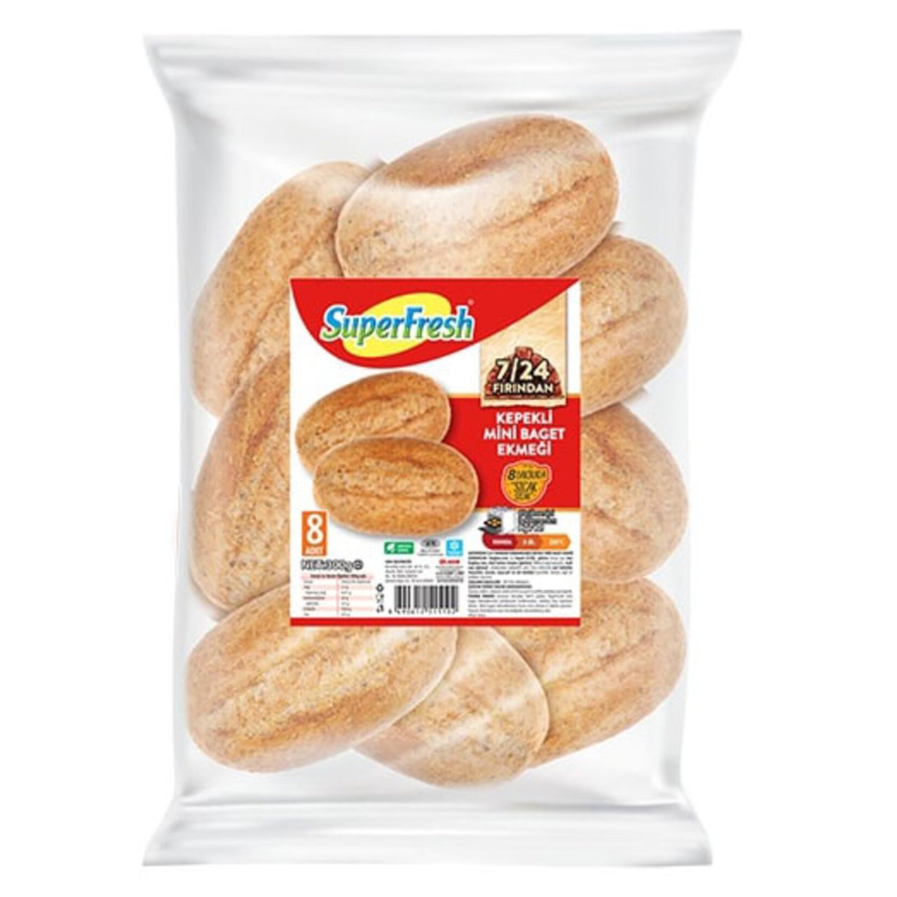 SUPERFRESH BAGET MINI KEPEKLI 300 GR
