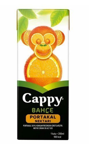 CAPPY 200ML M.S PORTAKAL
