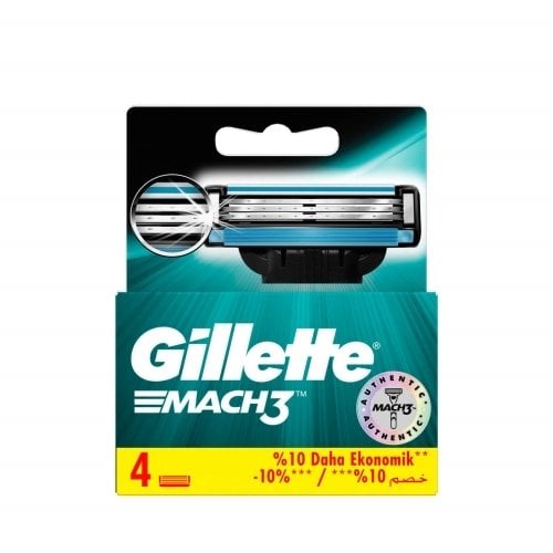 GILLETTE MACH3 BIÇAK 4 LU