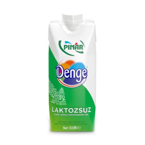 PINAR SÜT DENGE LAKTOZSUZ 1/2 LT