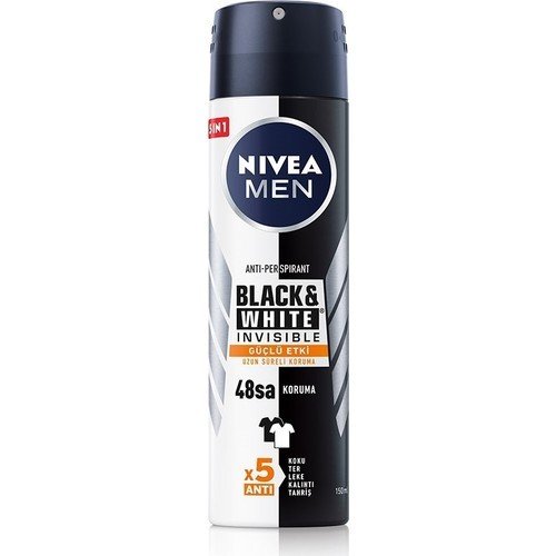 NIVEA DEODORANT INV. BLACK&WHITE GÜÇLÜ ETKİ 150 ML