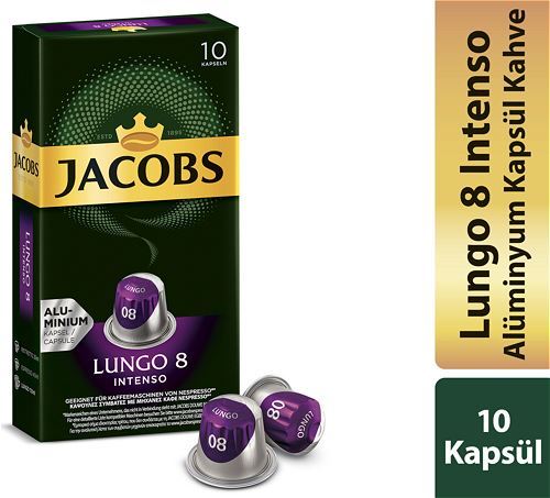 JACOBS KAPSÜL KAHVE LUNGO 8 52 GR