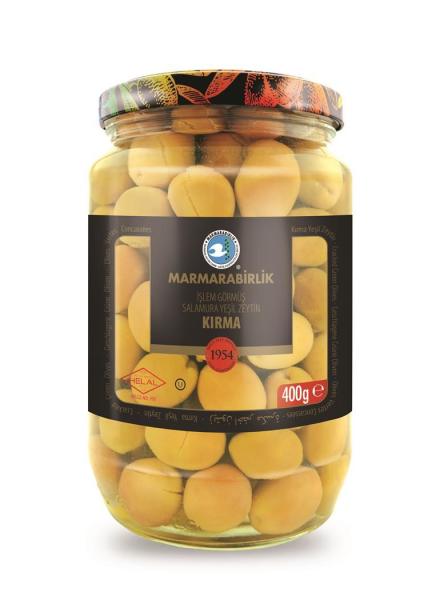 MARMARABİRLİK YEŞİL ZEYTİN KIRMA 400GR