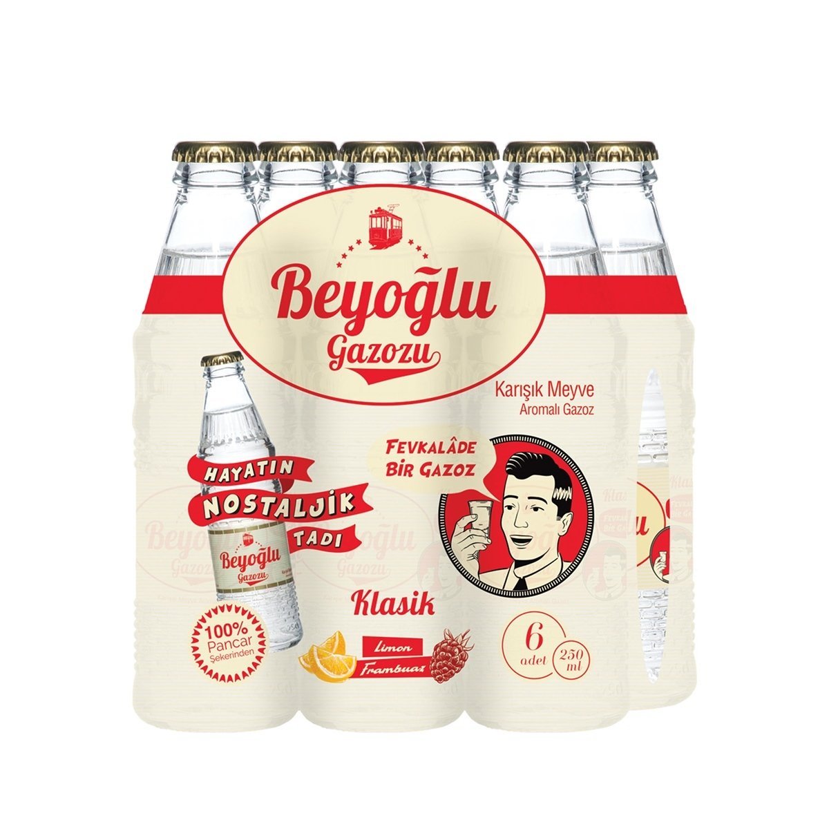 BEYOGLU GAZOZ SADE 6*250 ML
