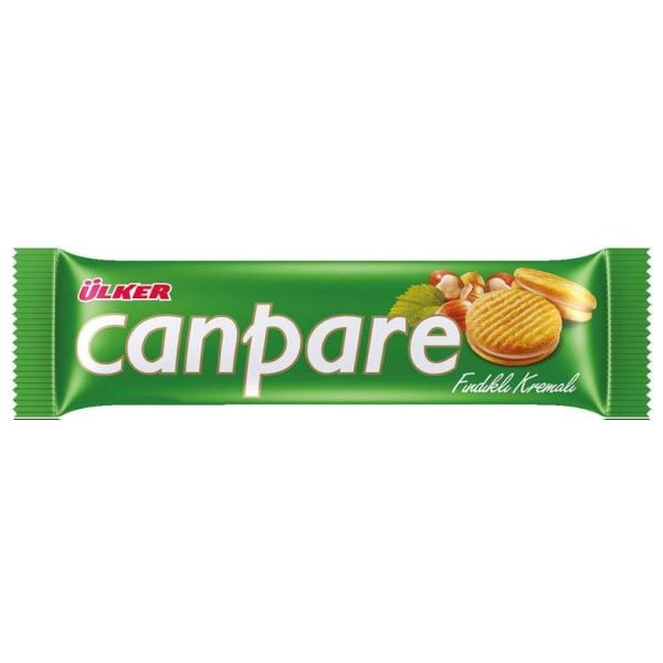 ÜLKER CANPARE FINDIK KREMALI BİSKÜVİ 81GR