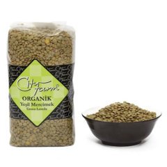 CITY FARM ORGANIK YESIL MERCIMEK 1000 GR