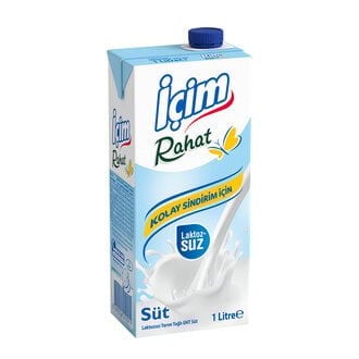 IÇIM SÜT LAKTOZSUZ RAHAT 1LT