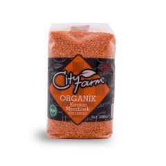CITY FARM ORGANIK KIRMIZI MERCIMEK 1000 GR