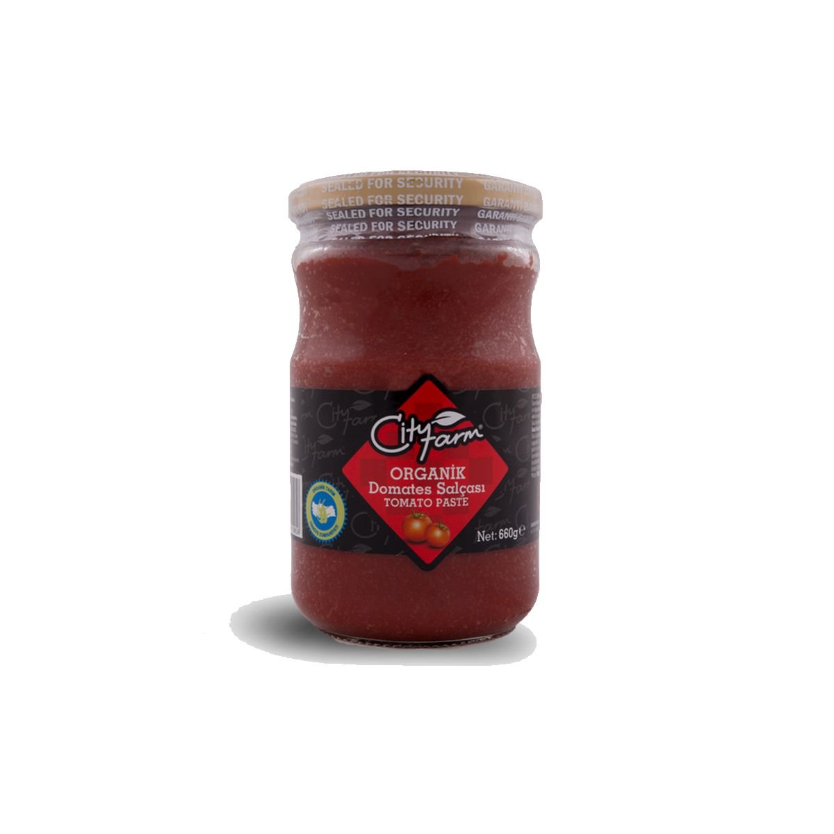 CİTY FARM ORGANİK DOMATES SALÇASI 660 GR
