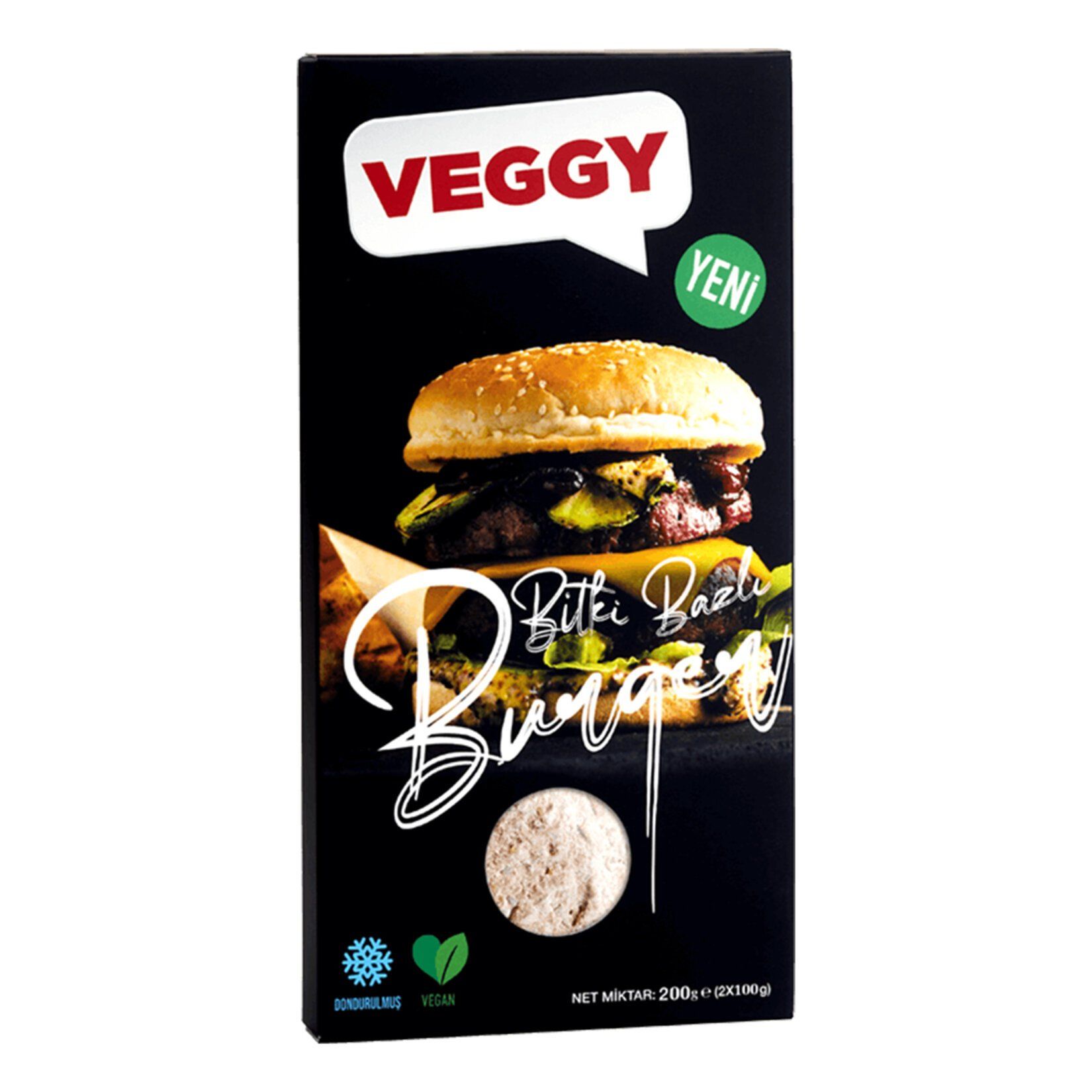 VEGGY VEGAN BURGER (DONUK) 200 GR.