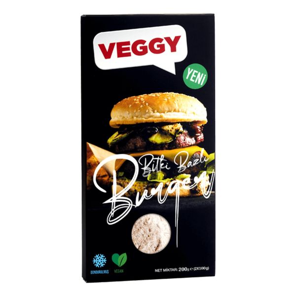 VEGGY VEGAN BURGER (DONUK) 200 GR.