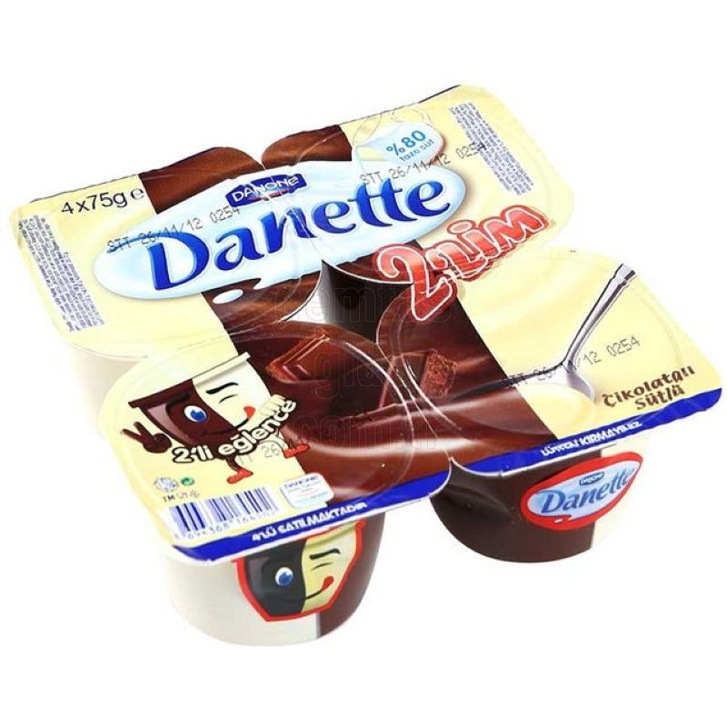 DANONE DANETTE ÇİFTE LEZZET 4X80 GR
