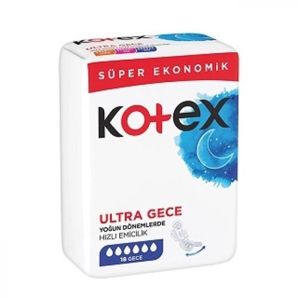 KOTEX ULTRA QUADRO GECE 16 LI