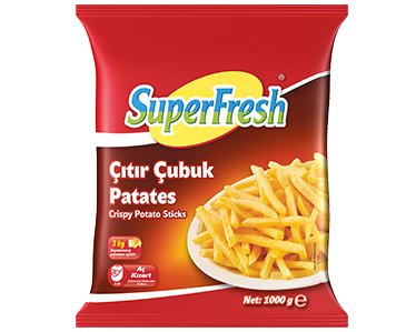 SUPERFRESH PATATES ÇITIR ÇUBUK 1 KG