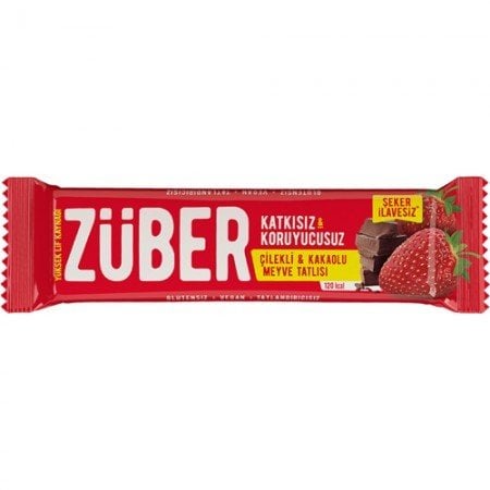 ZÜBER 40 GR ÇIKOLATA ÇILEKLI