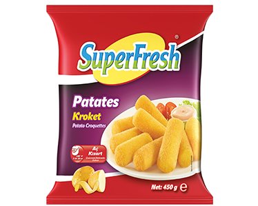 SUPERFRESH PATATES KROKET 450 GR