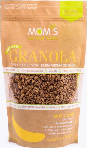 MOM'S GRANOLA MUZ-CEVIZ 360 GR