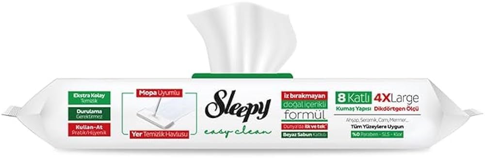 SLEEPY YER TEMIZLIK HAVLUSU MOP 50 LI