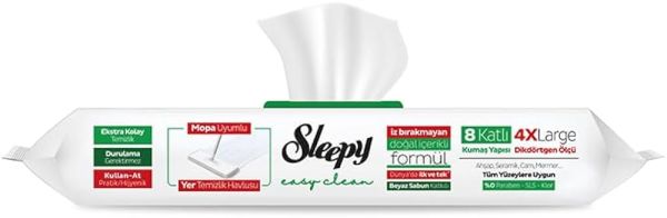 SLEEPY YER TEMIZLIK HAVLUSU MOP 50 LI