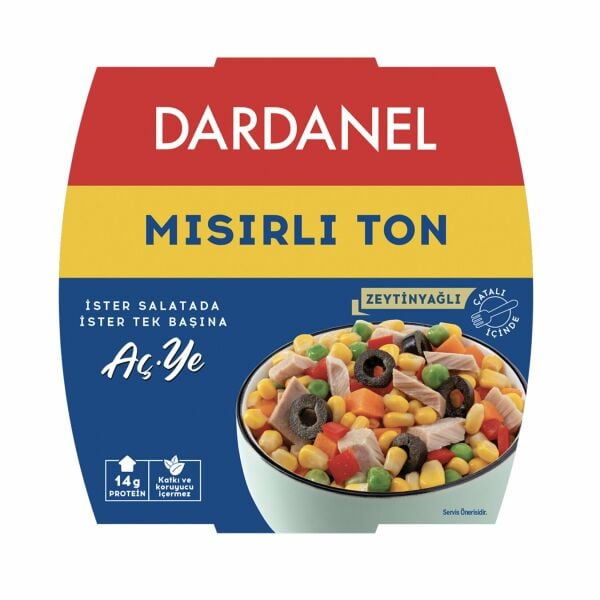 DARDANEL TON YEMEK MISIRLI 160 GR