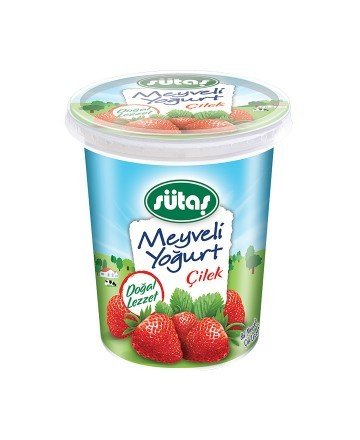 SÜTAS MEYVELI YOGURT ÇILEKLI 500 GR