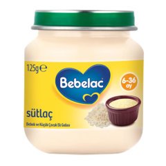 BEBELAC SÜTLAÇ PÜRESI 125 GR