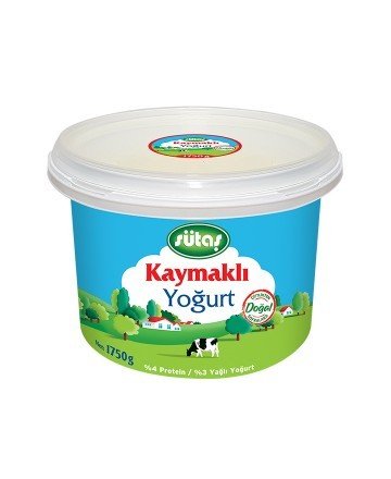 SÜTAS YOGURT KAYMAKLI 1750 GR
