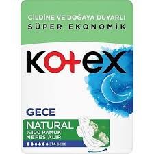 KOTEX ULTRA QUADRO GECE 14 LÜ (NATUREL)