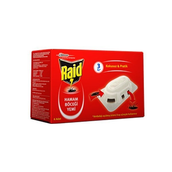 RAID BÖCEK YEMİ 6 ADET