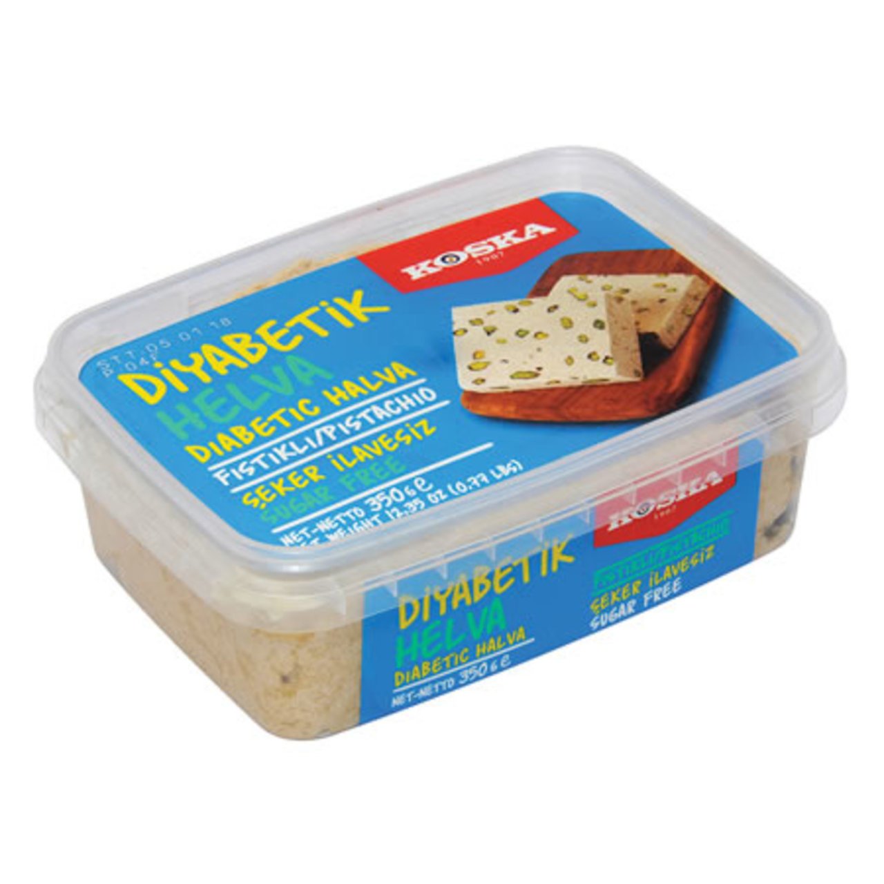 KOSKA HELVA DIABETIK FISTIKLI 350 GR