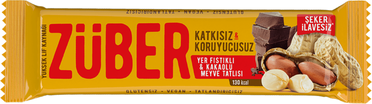 ZÜBER 40 GR ÇIKOLATA YER FISTIKLI