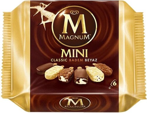 MAGNUM MINI CLASIC-BADEM-BEYAZ 6 LI 330 ML