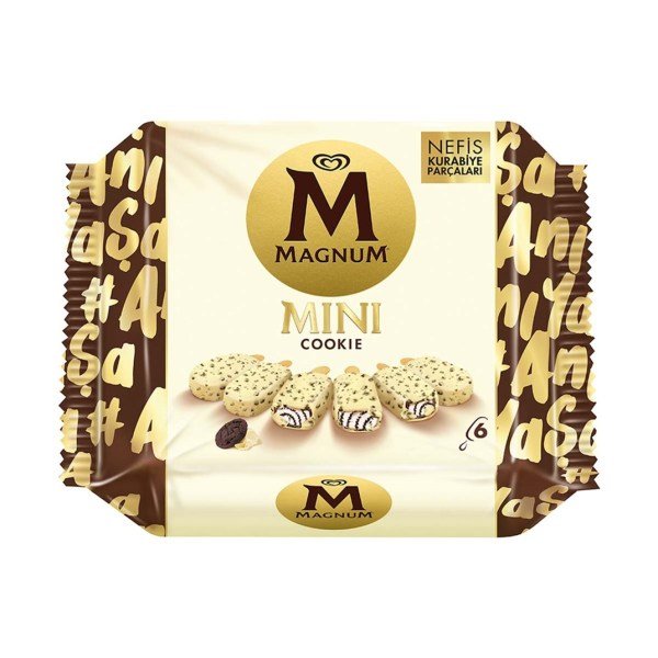 MAGNUM MİNİ COOKİE 6 LI 345 ML